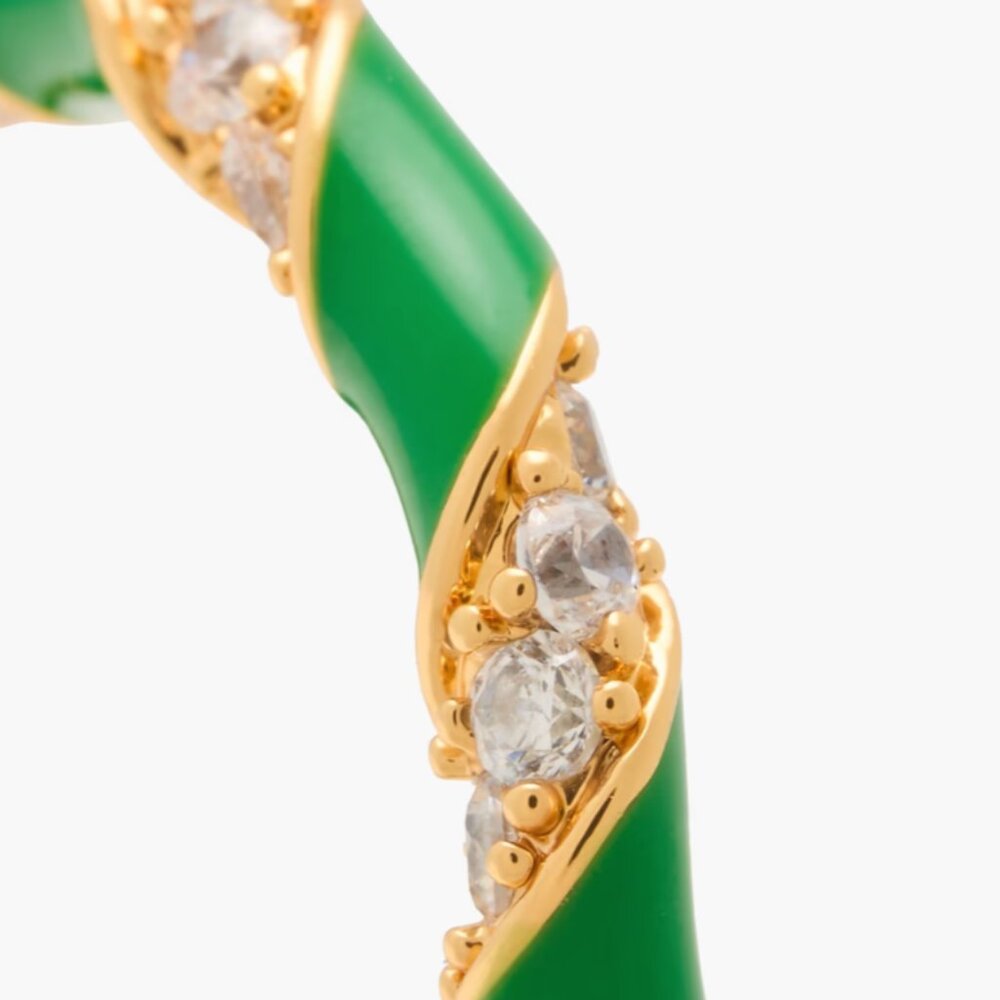 ZIMMERMANN Gold-tone, crystal and enamel ring - Picture 2 of 4